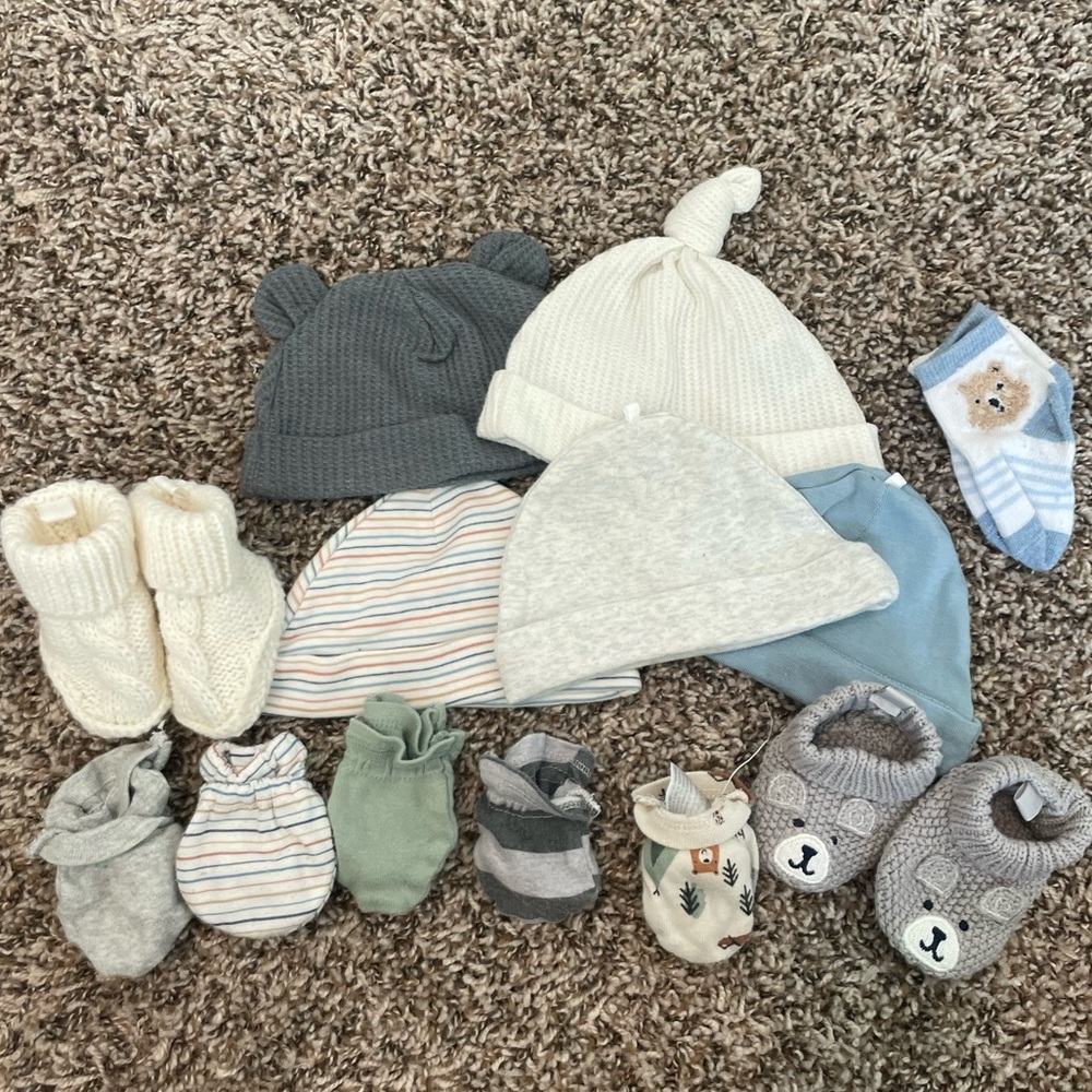Hats and booties bundle